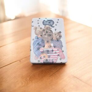 Pink Compact Double Mirror